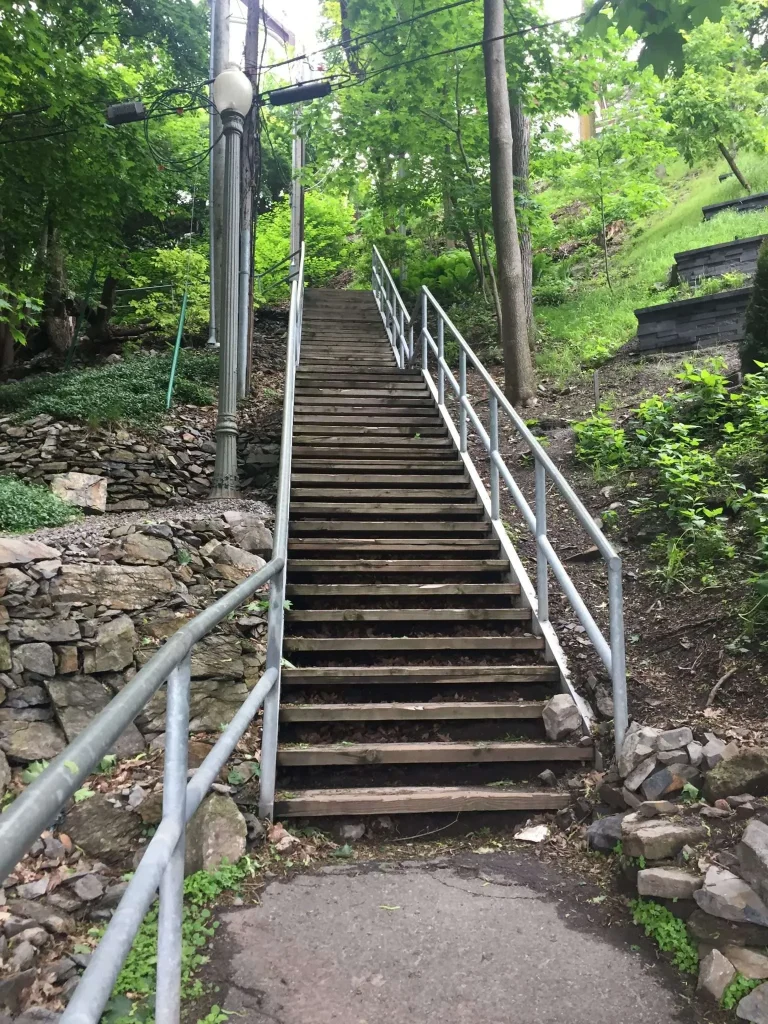 Westmount’s Summit Woods: The stairs to the peak